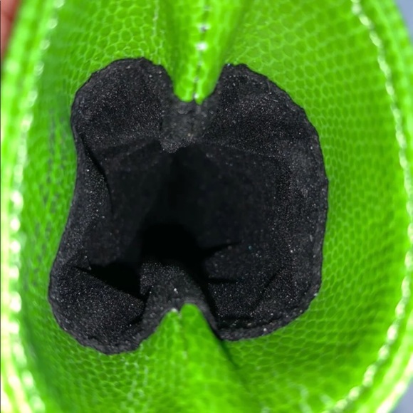 Lizard leather green eyeglass case - Picture 4 of 5